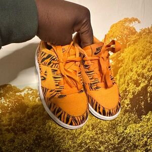 Nike Kids Sneakers - Orange and Black